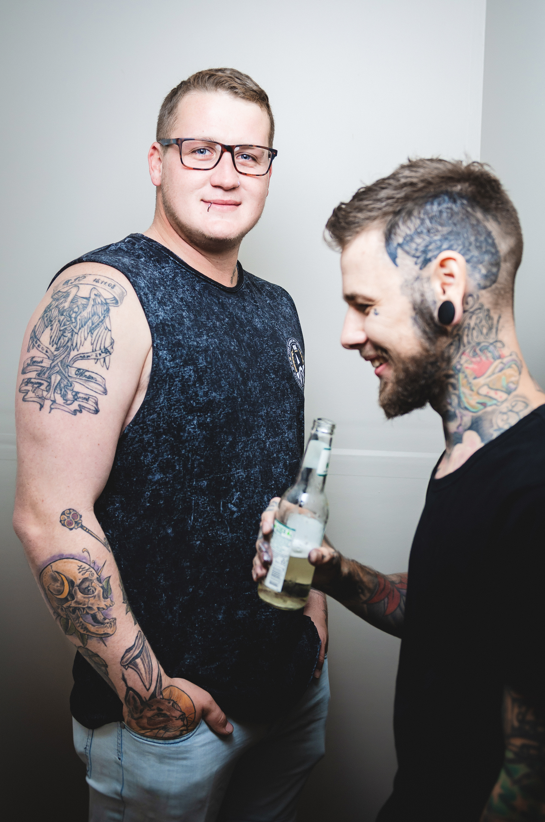 The Illustrated Men - A Q & A with Dan and Tyson from Black Dagger Tattoo - Gladstone News