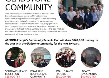 ACCIONA announced Community Benefits Plan