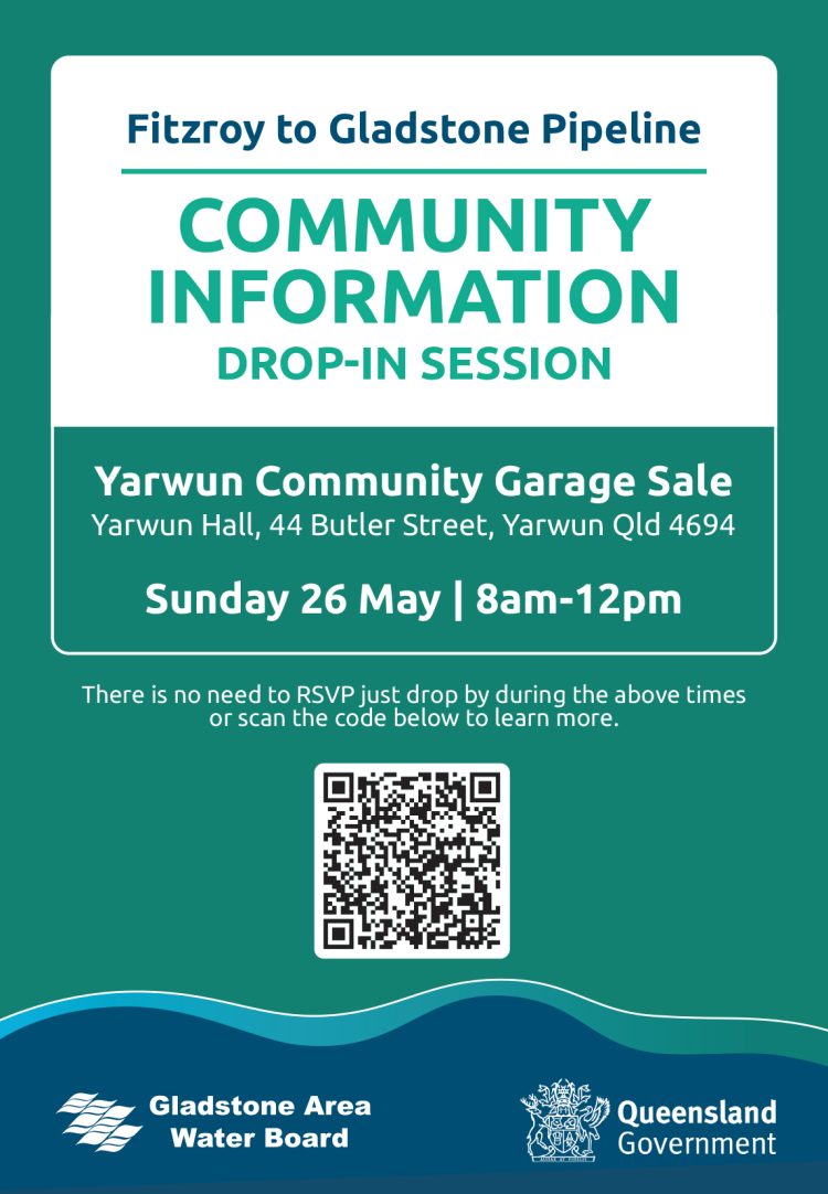 Fitzroy to Gladstone Pipeline Community Information Drop-In Session