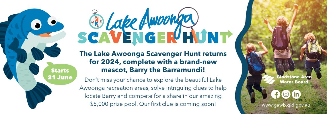 The Lake Awoonga Scavenger Hunt returns for 2024!