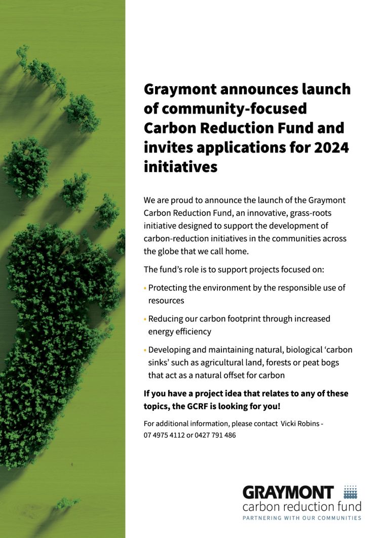 Graymont announces launch of community-focused Carbon Reduction Fund and invites applications for 2024 initiatives