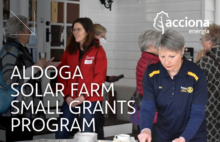 Aldoga Solar Farm Small Grants Program