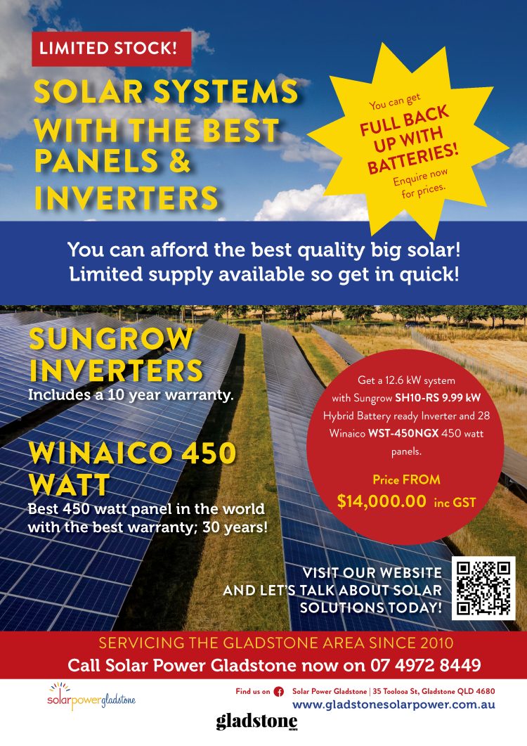 SOLAR POWER GLADSTONE