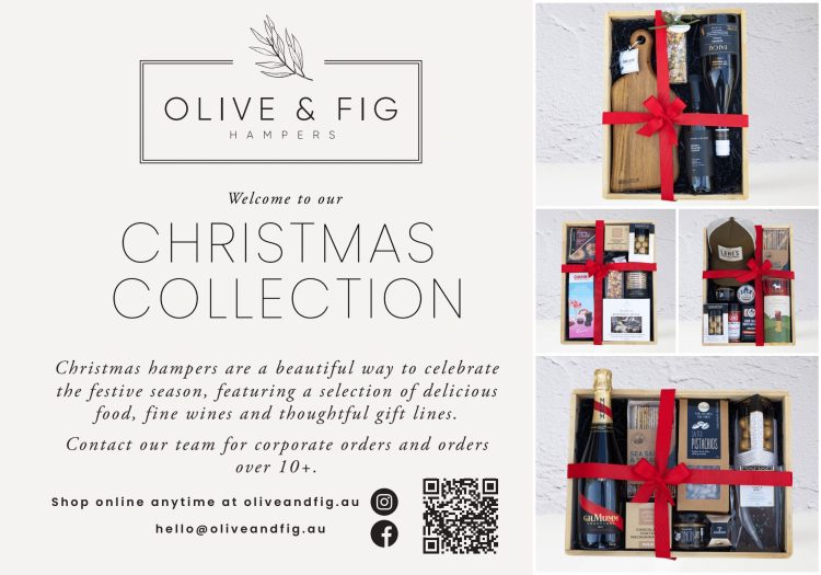 All of your gifting needs this Christmas with Olive and Fig Hampers