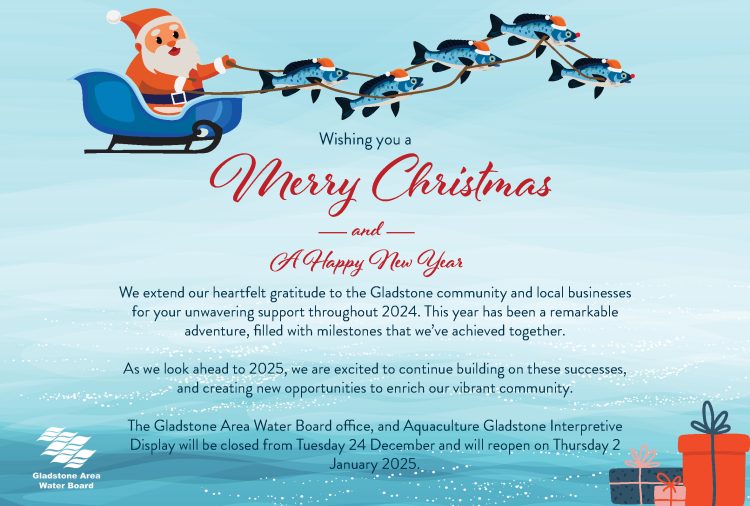GAWB with the Gladstone community a Merry Christmas and a Happy New Year 🎄🎁