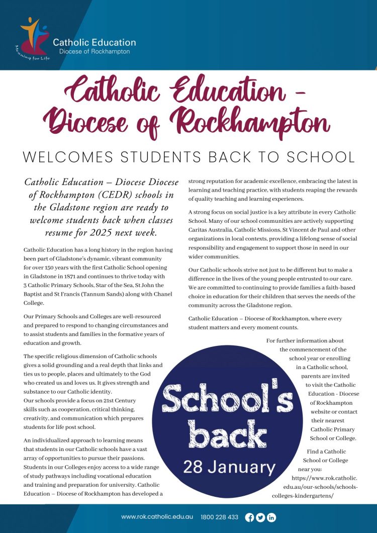 Catholic Education – Diocese of Rockhampton