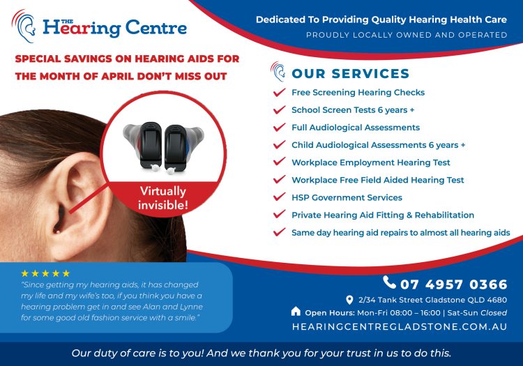 The Hearing Centre Gladstone: Dedicated to Better Hearing 
