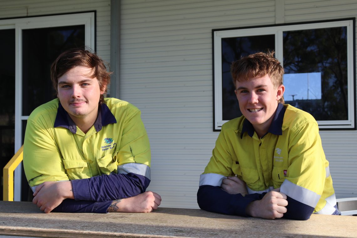 Powering the future: GAWB welcomes new electrical apprentice as licensed tradesman leads the way