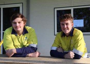 Powering the future: GAWB welcomes new electrical apprentice as licensed tradesman leads the way 