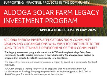 Supporting Impactful Projects in the Community Aldoga Solar Farm Legacy Investment Program
