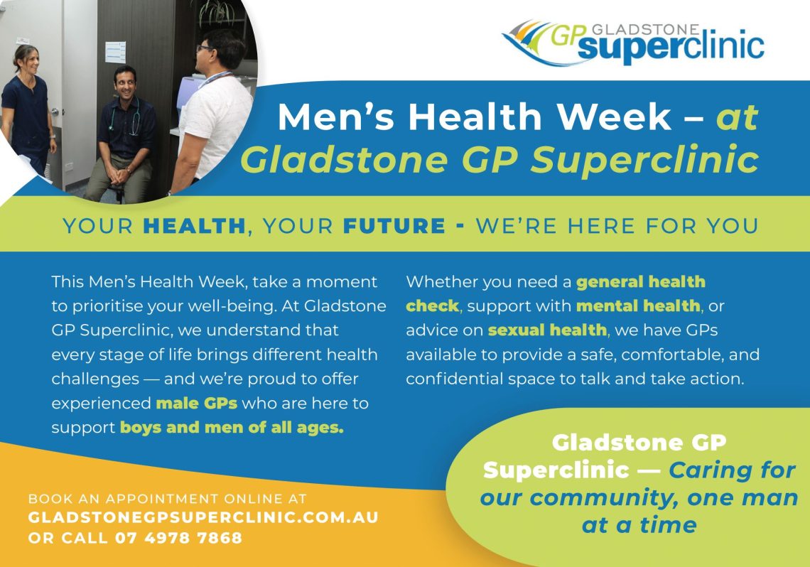 Men’s Health Week at Gladstone GP Superclinic