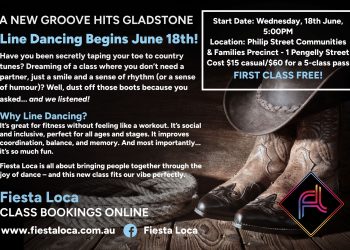 Line dancing with Fiesta Loca!