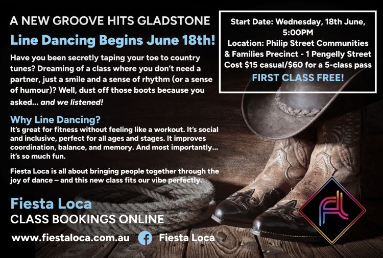 Line dancing with Fiesta Loca!