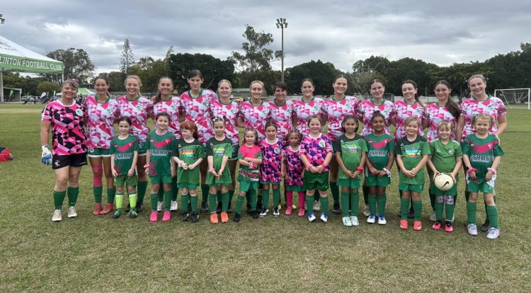 Clinton FC’s Pink Day Scores Big for McGrath Foundation
