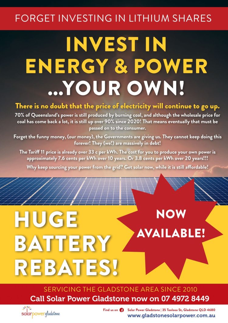Solarpower Gladstone
