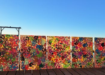 The sun sets on another amazing FND Artworks Project – “Hands on Heron”