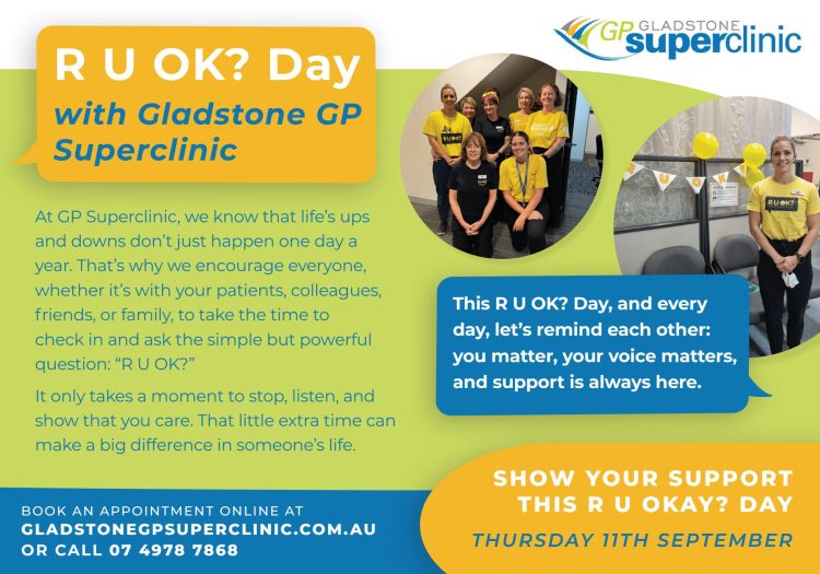 R U OK? Day With Gladstone GP Superclinic