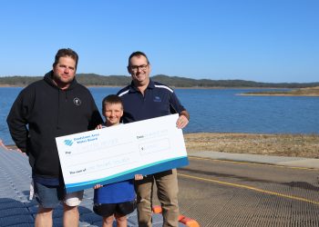 LJ bags a big one at Lake Awoonga