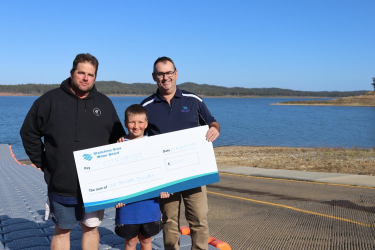 LJ bags a big one at Lake Awoonga
