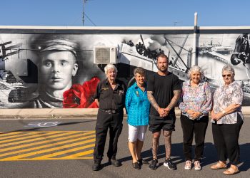 ANZAC Mural Turns Heads in Gladstone