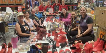 Gladstone Unites for the Red Shoe Project: A Powerful Tribute to Victims of Gender-Based Violence