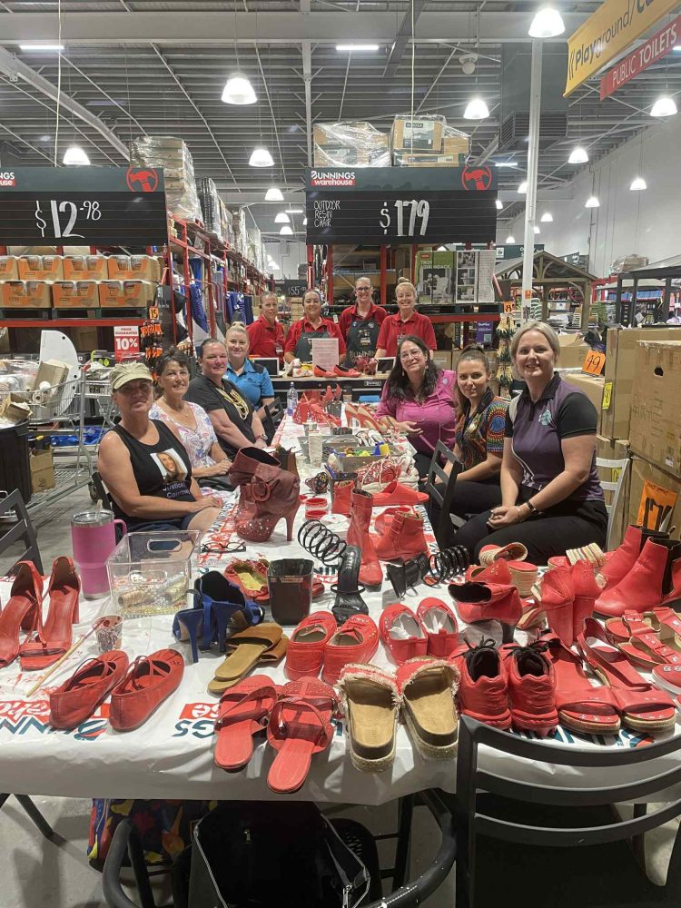 Gladstone Unites for the Red Shoe Project: A Powerful Tribute to Victims of Gender-Based Violence