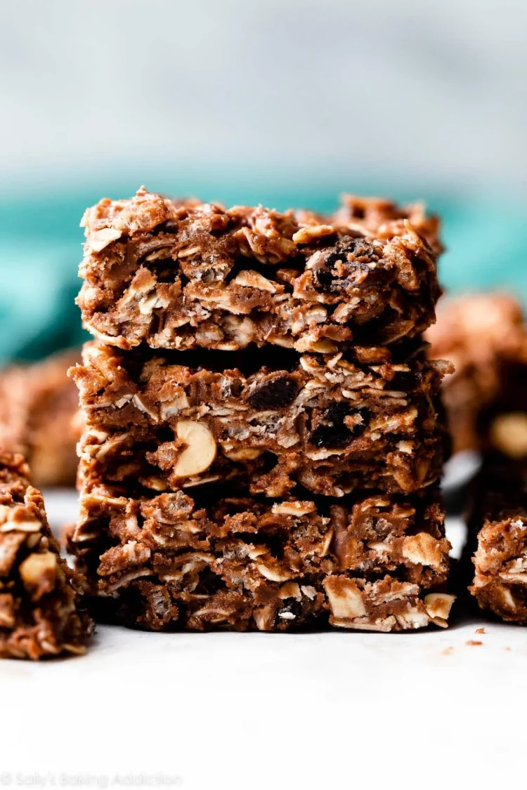 No-Bake Chocolate Fudge Oat Bars