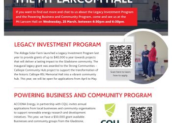 ACCIONA Energia – Come and see us at Mt Larcom Hall