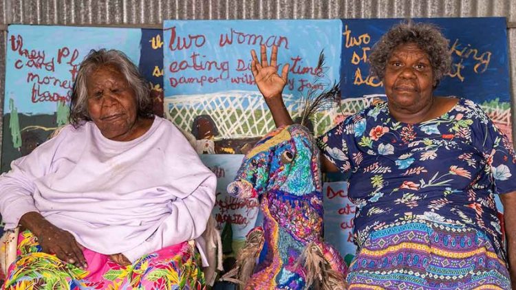 Two Girls from Amoonguna’ on display at Gladstone Regional Art Gallery & Museum 
