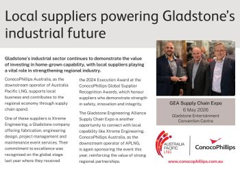 Local suppliers powering Gladstone’s industrial future
