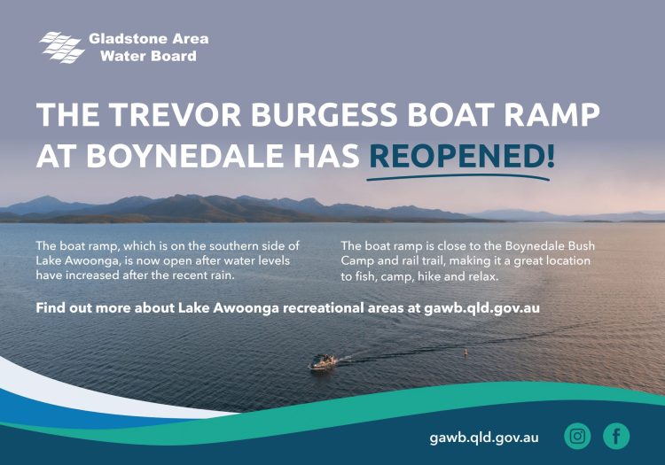 The Trevor Burgess Boat Ramp at Boynedale has Reopened!