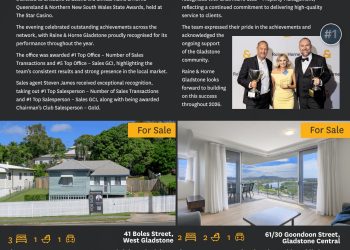 Raine & Horne Gladstone recognised at State Awards
