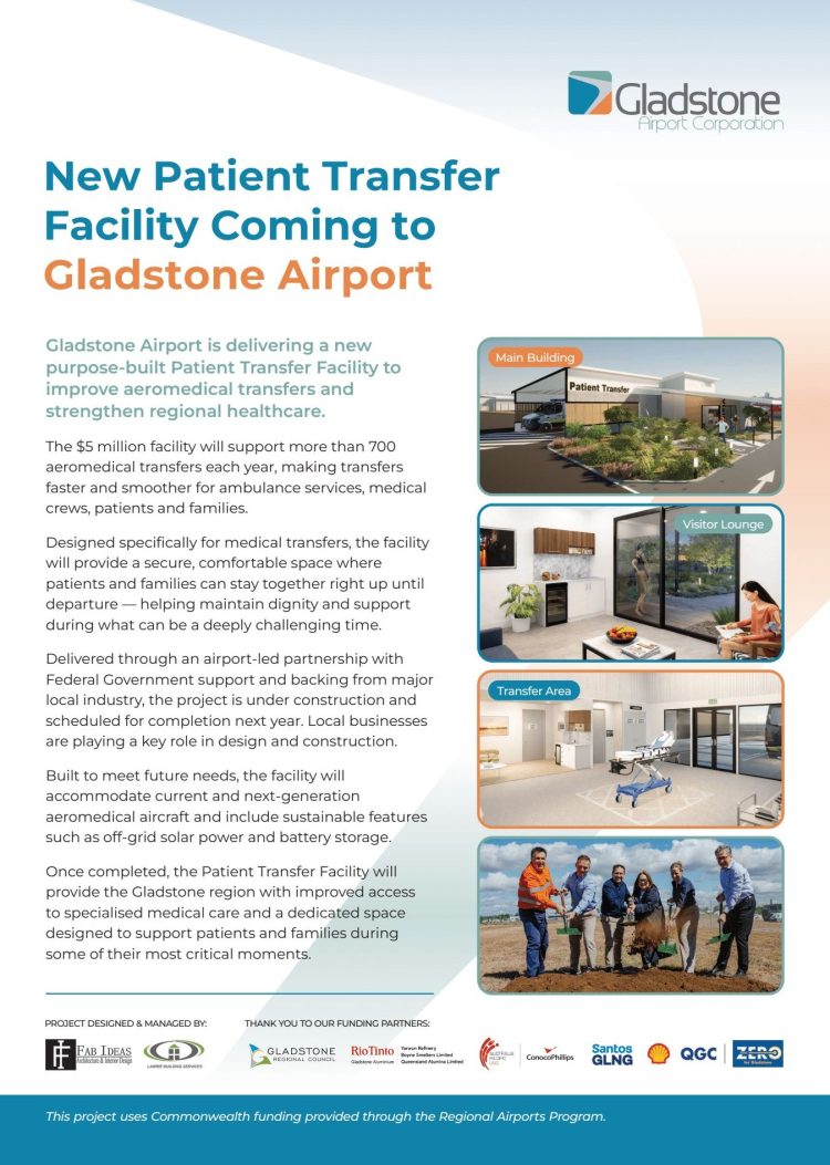 ConocoPhillips – New Patient Transfer Facility Coming to Gladstone Airport