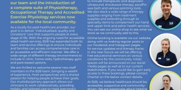 Allied Health Hub Expands: Physiotherapy, Occupational therapy and Accredited Exercise Physiology services