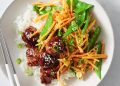 Recipe: Teriyaki Pork Meatballs with Sesame & Ginger Veg