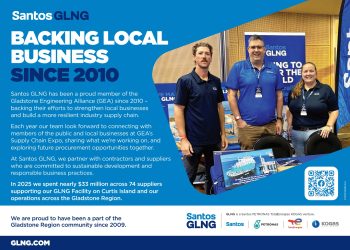 Santos GLNG: Backing local business since 2010