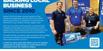Santos GLNG: Backing local business since 2010