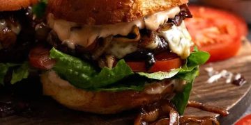 Swiss Mushroom Burgers