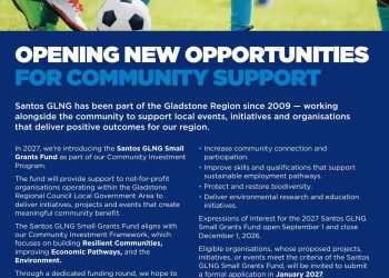 Santos GLNG – Opening New Opportunities for Community Support 