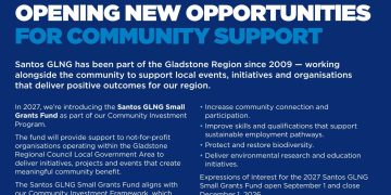 Santos GLNG – Opening New Opportunities for Community Support 