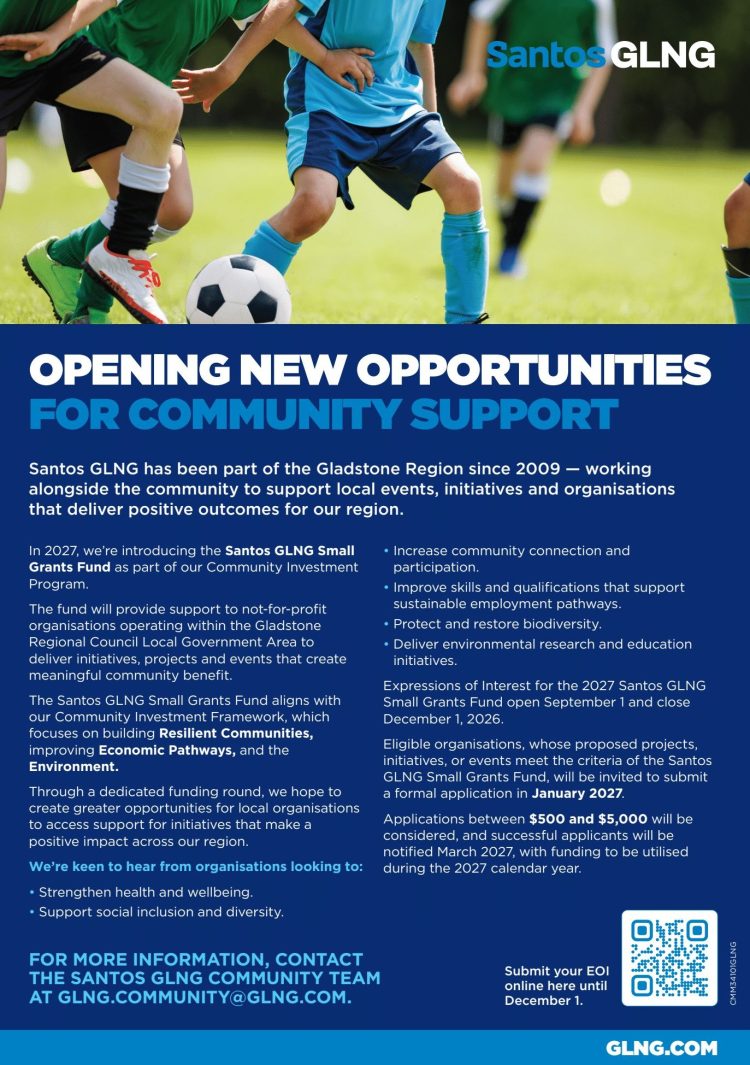 Santos GLNG – Opening New Opportunities for Community Support 