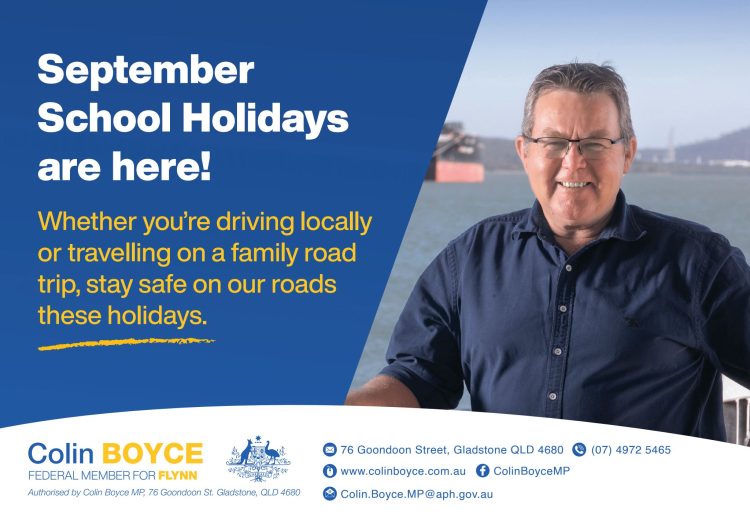 Colin Boyce: September School Holidays
