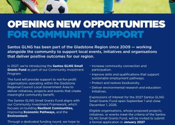 Santos GLNG: Opening New Opportunities For Community Support