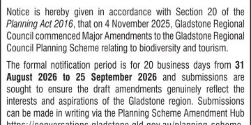Gladstone Regional Council – Public Notification