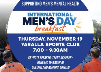 Rotary Club of Gladstone Presents – The International Men’s Day Breakfast