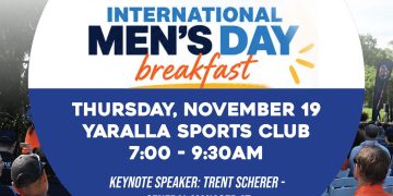 Rotary Club of Gladstone Presents – The International Men’s Day Breakfast