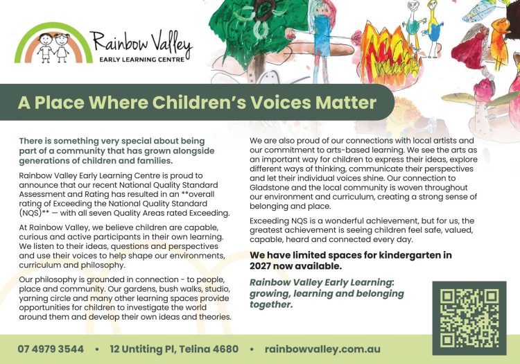 Rainbow Valley Early Learning: A Place Where Children’s Voices Matter 