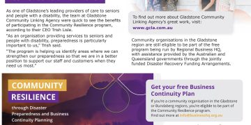 Community Resilience – Through disaster Preparedness and Business Continuity Planning