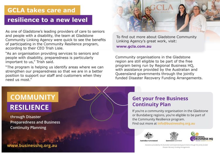 Community Resilience – Through disaster Preparedness and Business Continuity Planning