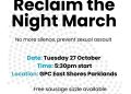 Safe & Well CQ – Reclaim The Night